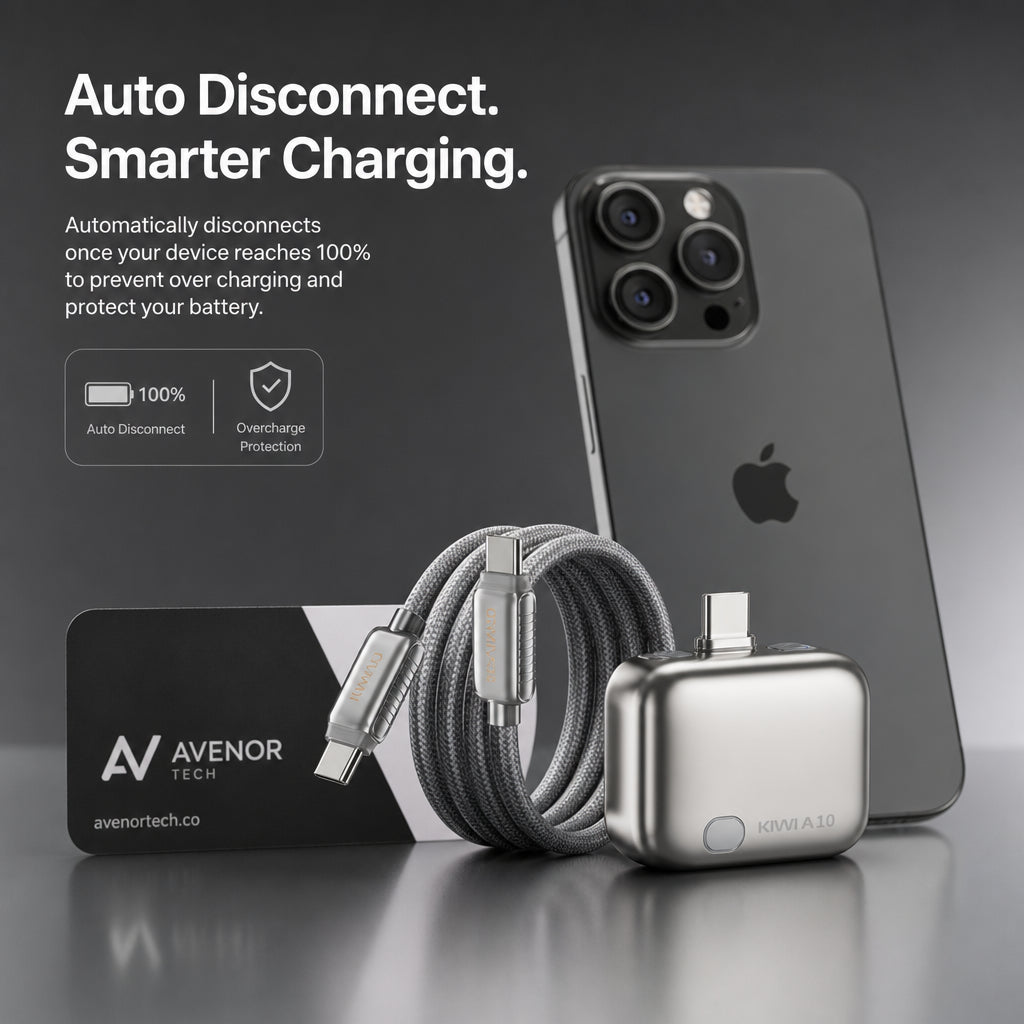 𝑨𝒗𝒆𝒏𝒐𝒓 𝑷𝒐𝒘𝒆𝒓𝑭𝒍𝒐𝒘™ — Auto-Disconnect Smart Charger