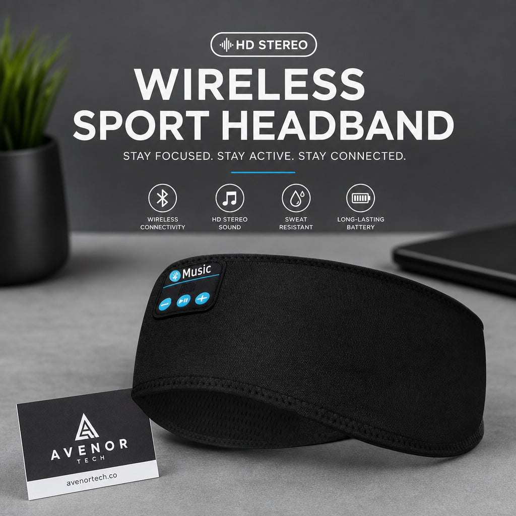 𝑨𝒗𝒆𝒏𝒐𝒓 𝑺𝒐𝒖𝒏𝒅𝑾𝒆𝒂𝒓™ — Wireless Music Headband